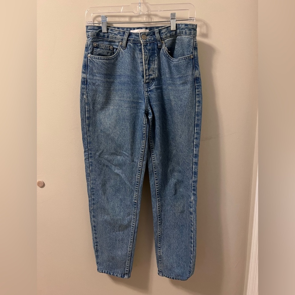 Assembly label - blue jeans
